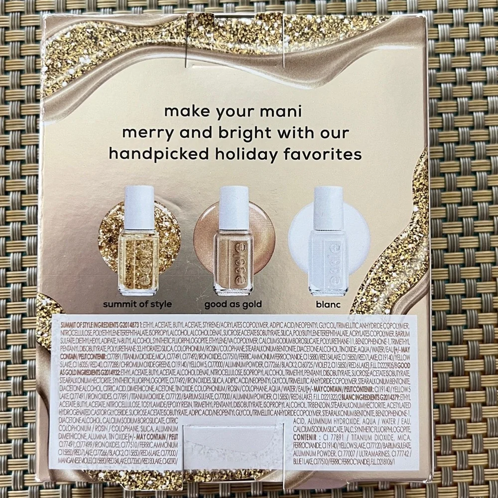 Essie Holiday Nail Polish Sets: Cranberry Spritz & Champagne Fizz